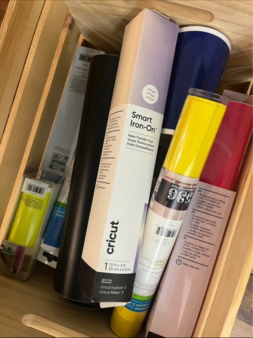 Bundle Cricut Smart Iron-On Heat-Transfer Vinyl/Permanent Vinyl Rolls